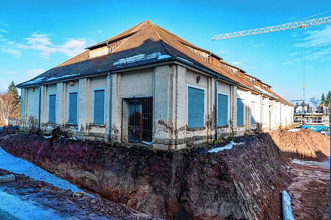 Die ehemalige Turnhalle der Lyautey-Kaserne: Sie steht wegen ihrer besonderen Dachkonstruktion unter Denkmalschutz. Jetzt wird ein ...