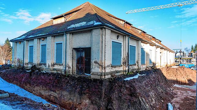 Die ehemalige Turnhalle der Lyautey-Kaserne: Sie steht wegen ihrer besonderen Dachkonstruktion unter Denkmalschutz. Jetzt wird ein ...