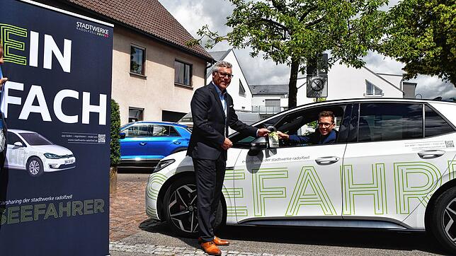 Nicht nur in Steißlingen, sondern bald auch in Rielasingen-Worblingen vertreten: Das Carsharing-Projekt Seefahrer, hier mit dem ...
