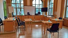 Der Gerichtssaal im Stockacher Amtsgericht.