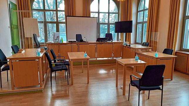Der Gerichtssaal im Stockacher Amtsgericht.
