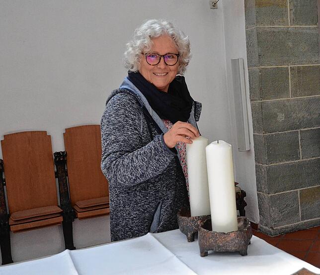 Birgitta Raudaus Aufgaben in der Sakristei waren am Ostersonntag überaus beschränkt.
