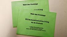 Am 9. Juni sind die Bürger aufgerufen, neben dem Gemeinderat auch die Waldshuter Kreistag zu wählen. Im Bild die Stimmzettelumschläge ...