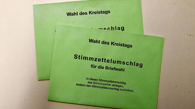 Am 9. Juni sind die Bürger aufgerufen, neben dem Gemeinderat auch die Waldshuter Kreistag zu wählen. Im Bild die Stimmzettelumschläge ...