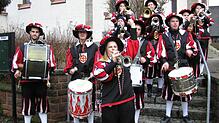 Solch ein Foto wird nicht mehr so schnell zu sehen sein. Jana Hirt (vorne) hätte gerne noch weiter mit ihren Kollegen den Wolterdinger ...