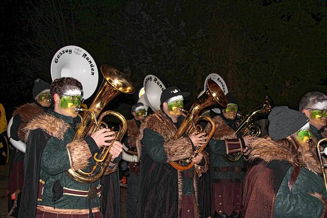 Bild 16: Bilder vom Nachtumzug beim Kleggau-Narrentreffen am Samstag