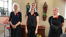 Das Kunstkollektiv Uko3 aus Halle mit Judith Runge, Almuth Lohmann-Zell und Ina Jaenicke (von links) prägt wesentlich die ...