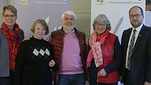 Sie setzen sich für ein hürdenfreies Schramberg ein: Silvia Gmelin (GIEB) , Juliane Kugler, Matthias Kohlhase, Barbara Olowinsky (alle ...