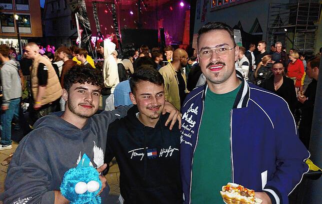 Nico Breu, Robin Kauth und Maximilian Hoppe.