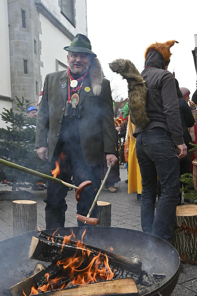 Bild 1: Bilder von der Machtübernahme in Radolfzell auf dem Marktplatz