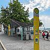 Der nördliche Teil des Landungsplatzes harrt noch einer Neugestaltung. Die neue barrierefreie Bushaltestelle sollte einen attraktiven ...