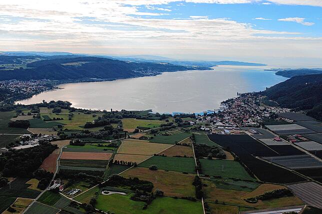 Blick auf den Überlinger See. In einer Tiefe aus 60 Metern wird hier das Trinkwasser entnommen.