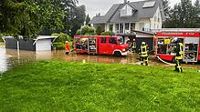 Der Einsatz im Sägeweiher band die meisten Kräfte der Feuerwehr Wald.