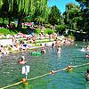 So schön könnte es ab dem 25. Mai vielleicht wieder aussehen, falls das Steißlinger Freibad, wie geplant, öffnen kann. Der Haken daran: ...