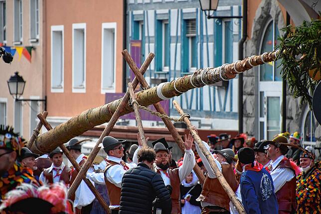 Bild 21: Bilder vom Narrenbaum-Setzen in Stockach Teil 1