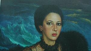 Von Otto Dix 1939 gemalt, im Museum zu Allerheiligen ausgestellt: Bildnis Emmi Hepp. Foto: Wolfgang Schreiber