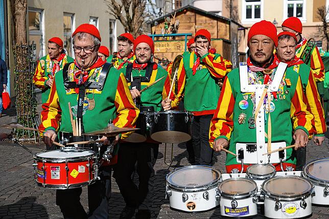 Bild 17: Bilder von der Machtübernahme des Radolfzeller Rathauses durch die Froschenzunft Radolfzell.