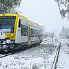 Die Biberbahn fährt am ersten Adventswochenende zahlreiche Weihnachtsmärkte in der Region an – ob es auch schneien wird wie im ...