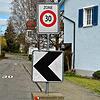 Auf der Bergstraße darf innerorts nur noch 30 gefahren werden. Das ist die jüngste Beschränkung in Kreuzlingen.