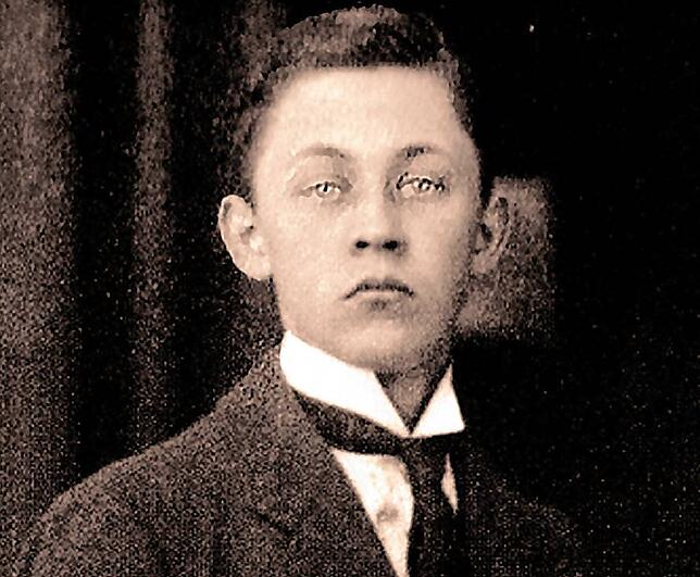 Ernst Ganter (1904-1991) etwa im Jahr 1920.