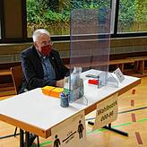 Der ehrenamtliche Helfer Jürgen Fischer.