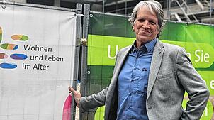 Heimleiter Markus Bonserio ist bereits voller Vorfreude, denn das Neubauprojekt befindet sich in den Endzügen.