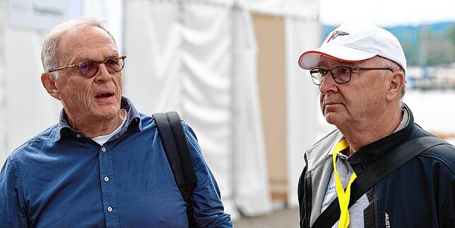 Ewald Weisschedel (links) und Klaus-Peter Wehner vom Organisationsteam.