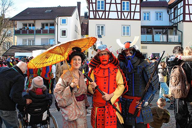 Bild 15: Kinderumzug und Setzen des Kindernarrenbaums in Stockach (Teil 2)