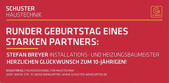 Bild 1: 10 Jahre Sanitär Breyer: Weitere Kompetenzen kommen hinzu