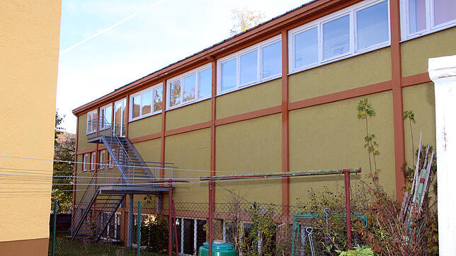Abgerissen werden soll auch dieser Anbau an die Scheffelschule.