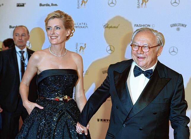 Nicht nur auf dem roten Teppich über Jahre ein Traumpaar: Maria Furtwängler und Hubert Burda.