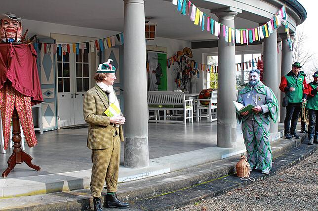 Bild 1: Bilder vom Nebelmännle im Schlosspark Bodman