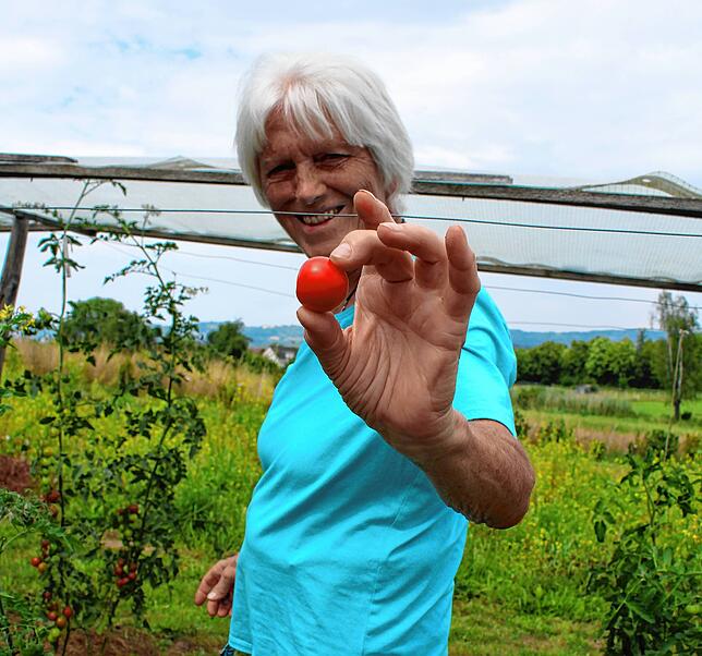 Was kann es Besseres geben als eine sonnenbeschienene Tomate direkt vom Strauch? Hiltrud Hegmann testet die verschiedenen Tomaten im ...