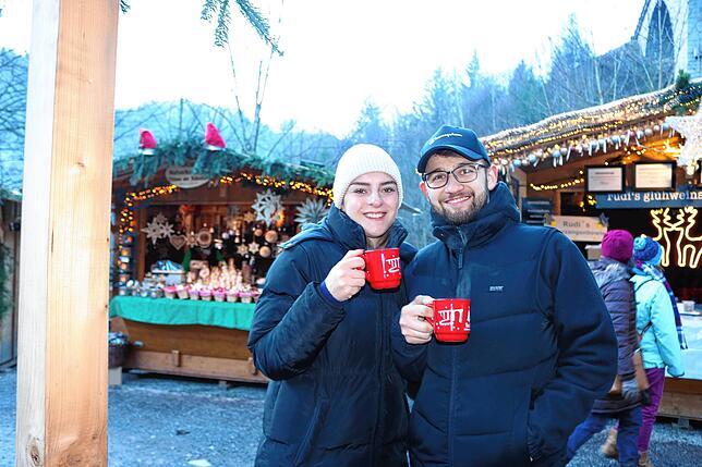 Lucy Kiefer und Jonas Beiser vom Oberrhein werden die Tassen wieder zurückgeben.