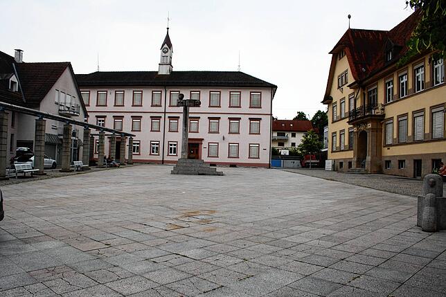Zentraler Mittelpunkt im Wehrer Stadtkern ist der Talschulplatz