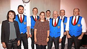 Hohe Ehrungen beim Konzert des Handharmonikaclub Edelweiß Rohrbach. Unser Bild zeigt von links Kreisvorsitzende Brigitte Sauerburger, ...