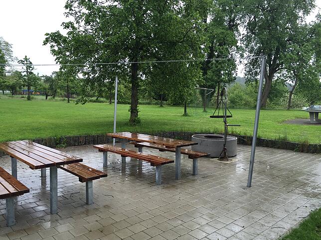 Der Grillplatz in Frickingen-Leustetten.