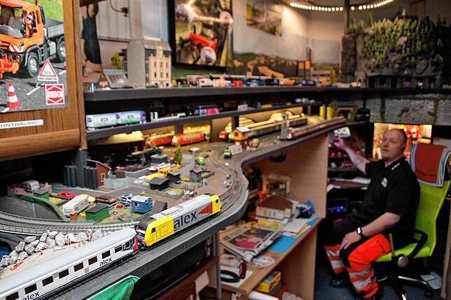 Bild 2: Bilder von der XXL-H0-Modelleisenbahn von Markus Horn