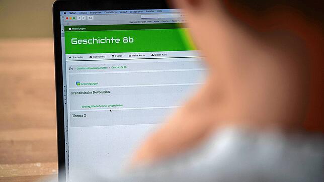 So sieht die Lernplattform Moodle aus, wenn sie geht. Das war nach den Weihnachtsferien aber leider nicht der Fall.