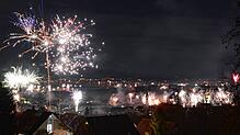 Feuerwerk in der Silvesternacht in Markdorf zum Jahreswechsel 2022/2023 (Archivbild).