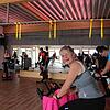 Mit der Spenden-Aktion Indoorcycling hat Nicole Dreher-Bulz vom Wutachcampus Horheim 2500 Euro gesammelt. Die Mitglieder haben sechs ...