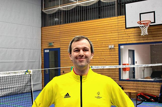 Julian Rublack spielt beim TV Überlingen Badminton. Er gilt als Leistungsträger.