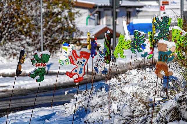 Bild 5: Wintereinbruch im Schwarzwald verschönert durch Schnee und Sonne