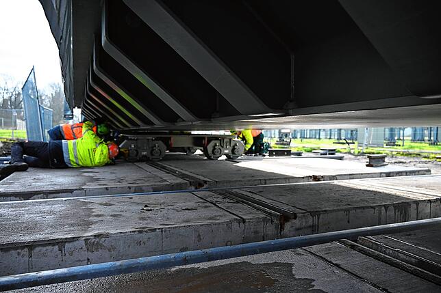 Bild 22: 300 Tonnen schwerer Trafo-Transport – Das sind die Bilder!