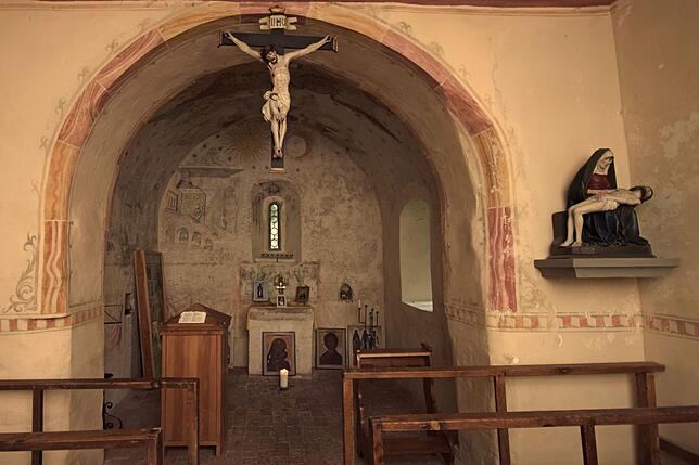 In der Wendlinus-Kapelle finden die Gottesdienste auf dem Ramsberg statt.