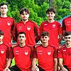 Jugend rückt nach: Zu den Aktiven des FC Tiengen 08 stoßen (hinten, von links) Daniel Janke, Andan Muhovic, Dion Elshani, Tobias Geiger ...