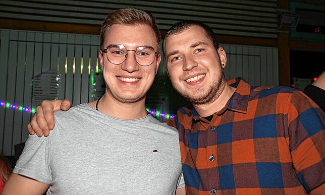 Ramon Wildmann und Matthias Haas (von links) finden, „Die Draufgänger“ sind eine Gruppe für alle Generationen und freuten ...