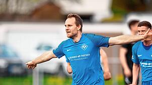 Früher Torwart, mittlerweile in der Abwehr unverzichtbar:Rick Kiefer vom FC Neustadt.