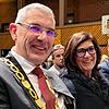 Einen ganz besonderen Dank von Bürgermeister Uwe Eisch (v.li.) galt seiner Ehefrau Gabriele Eisch. Im Amt des Bürgermeisters von ...