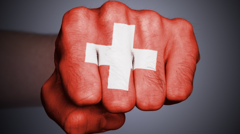 Auch in der Schweiz fliegen hin und wieder die Fäuste, vor allem in einem grenznahen Bezirk.